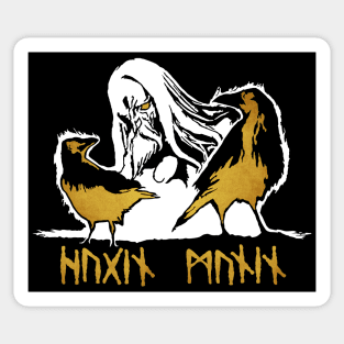 Huginn and Muninn Sticker